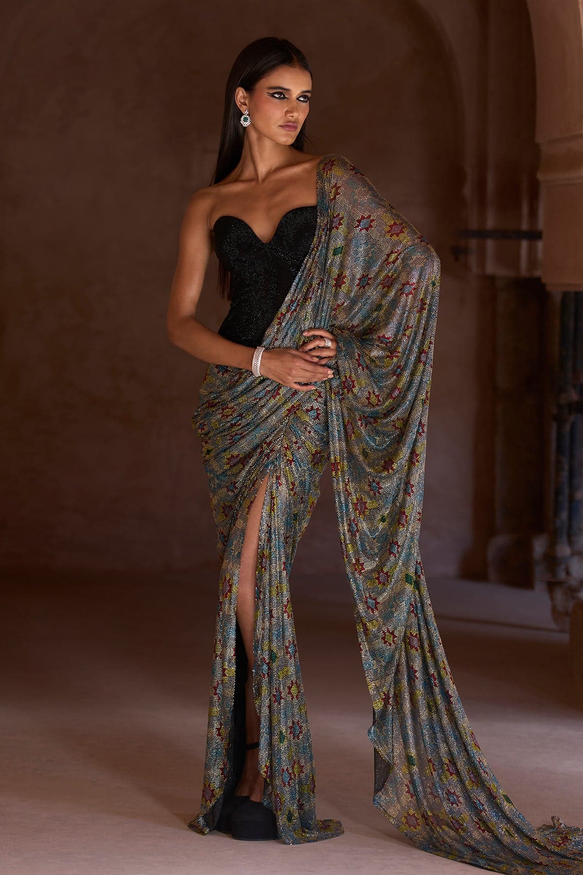 Sana Corset Saree Set — gallery 1