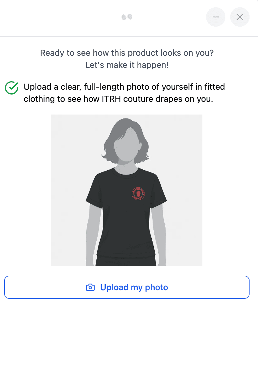 AI Assistant chat recommending elegant black dresses